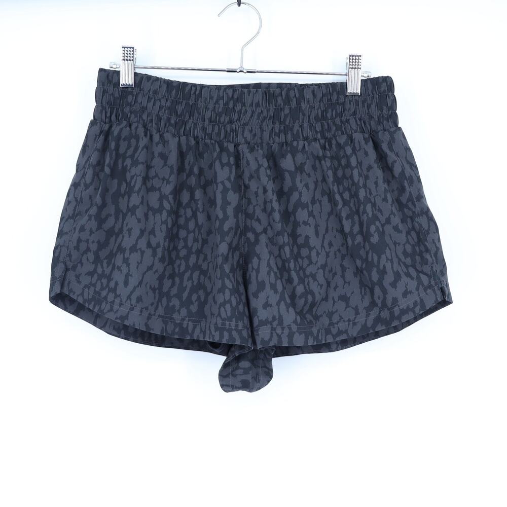 Varley Kallin Running Shorts Black Shadow Animal Lightweight Training Women's M - Picture 1 of 11